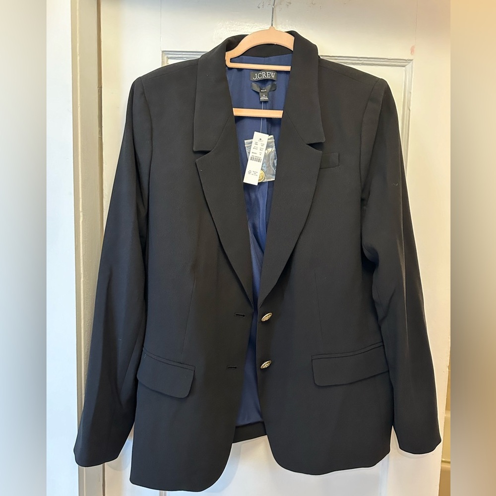 Black JCrew blazer, Sz 16